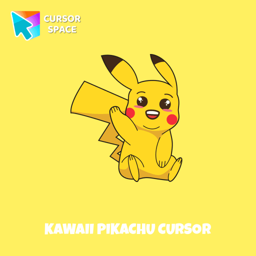 Kawaii Pikachu cursor arrow cursor